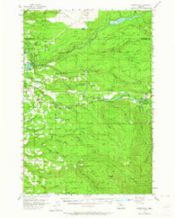 Cherryville Oregon Historical topographic map, 1:62500 scale, 15 X 15 Minute, Year 1955