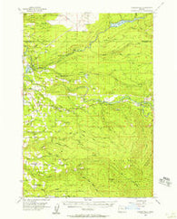 Cherryville Oregon Historical topographic map, 1:62500 scale, 15 X 15 Minute, Year 1955
