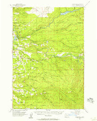 Cherryville Oregon Historical topographic map, 1:62500 scale, 15 X 15 Minute, Year 1955