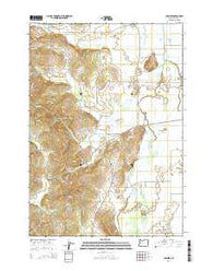 Cheshire Oregon Current topographic map, 1:24000 scale, 7.5 X 7.5 Minute, Year 2014