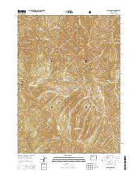 Chetco Peak Oregon Current topographic map, 1:24000 scale, 7.5 X 7.5 Minute, Year 2014