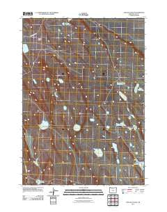 Chicago Valley Oregon Historical topographic map, 1:24000 scale, 7.5 X 7.5 Minute, Year 2011