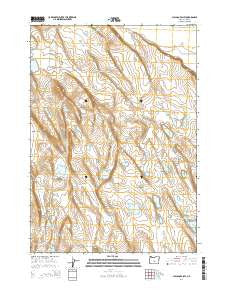 Chicago Valley Oregon Current topographic map, 1:24000 scale, 7.5 X 7.5 Minute, Year 2014