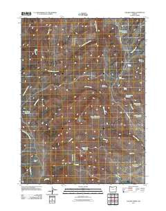 Chicken Spring Oregon Historical topographic map, 1:24000 scale, 7.5 X 7.5 Minute, Year 2011