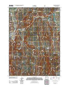 Chiloquin Oregon Historical topographic map, 1:24000 scale, 7.5 X 7.5 Minute, Year 2011