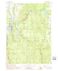 Chiloquin Oregon Historical topographic map, 1:24000 scale, 7.5 X 7.5 Minute, Year 1988