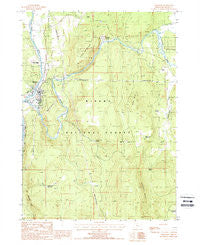 Chiloquin Oregon Historical topographic map, 1:24000 scale, 7.5 X 7.5 Minute, Year 1988