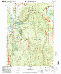 Chiloquin Oregon Historical topographic map, 1:24000 scale, 7.5 X 7.5 Minute, Year 1998