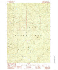 Chimney Peak Oregon Historical topographic map, 1:24000 scale, 7.5 X 7.5 Minute, Year 1984
