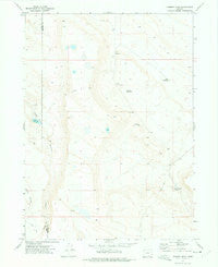 Chimney Rock Oregon Historical topographic map, 1:24000 scale, 7.5 X 7.5 Minute, Year 1971