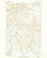 Chimney Springs Oregon Historical topographic map, 1:24000 scale, 7.5 X 7.5 Minute, Year 1970