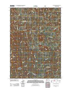 Chimney Peak Oregon Historical topographic map, 1:24000 scale, 7.5 X 7.5 Minute, Year 2011