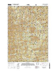 Chimney Peak Oregon Current topographic map, 1:24000 scale, 7.5 X 7.5 Minute, Year 2014