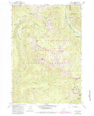 China Cap Oregon Historical topographic map, 1:24000 scale, 7.5 X 7.5 Minute, Year 1965