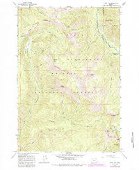 China Cap Oregon Historical topographic map, 1:24000 scale, 7.5 X 7.5 Minute, Year 1965