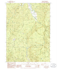 China Flat Oregon Historical topographic map, 1:24000 scale, 7.5 X 7.5 Minute, Year 1986