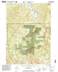 China Flat Oregon Historical topographic map, 1:24000 scale, 7.5 X 7.5 Minute, Year 1996
