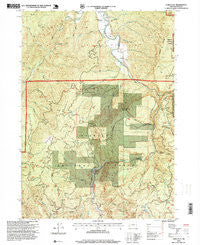 China Flat Oregon Historical topographic map, 1:24000 scale, 7.5 X 7.5 Minute, Year 1996