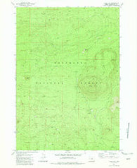 China Hat Oregon Historical topographic map, 1:24000 scale, 7.5 X 7.5 Minute, Year 1982