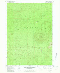 China Hat Oregon Historical topographic map, 1:24000 scale, 7.5 X 7.5 Minute, Year 1982
