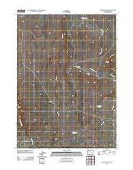 Chipmunk Basin Oregon Historical topographic map, 1:24000 scale, 7.5 X 7.5 Minute, Year 2011
