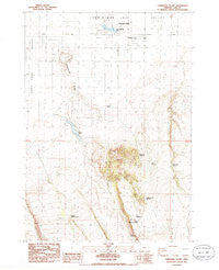 Christmas Valley Oregon Historical topographic map, 1:24000 scale, 7.5 X 7.5 Minute, Year 1986