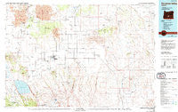 Christmas Valley Oregon Historical topographic map, 1:100000 scale, 30 X 60 Minute, Year 1986
