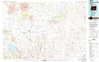Christmas Valley Oregon Historical topographic map, 1:100000 scale, 30 X 60 Minute, Year 1986