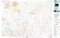 Christmas Valley Oregon Historical topographic map, 1:100000 scale, 30 X 60 Minute, Year 1986
