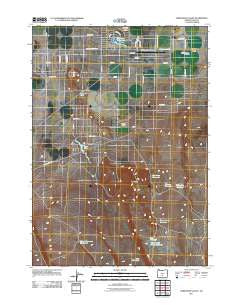 Christmas Valley Oregon Historical topographic map, 1:24000 scale, 7.5 X 7.5 Minute, Year 2011