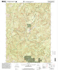 Chrome Ridge Oregon Historical topographic map, 1:24000 scale, 7.5 X 7.5 Minute, Year 1996
