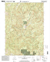Chrome Ridge Oregon Historical topographic map, 1:24000 scale, 7.5 X 7.5 Minute, Year 1996
