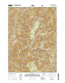 Chrome Ridge Oregon Current topographic map, 1:24000 scale, 7.5 X 7.5 Minute, Year 2014