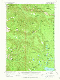 Chucksney Mtn Oregon Historical topographic map, 1:62500 scale, 15 X 15 Minute, Year 1955
