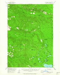 Chucksney Mtn Oregon Historical topographic map, 1:62500 scale, 15 X 15 Minute, Year 1955