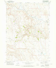 Circle Bar Oregon Historical topographic map, 1:24000 scale, 7.5 X 7.5 Minute, Year 1972