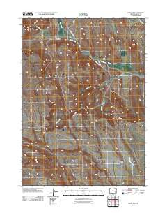 Circle Bar Oregon Historical topographic map, 1:24000 scale, 7.5 X 7.5 Minute, Year 2011