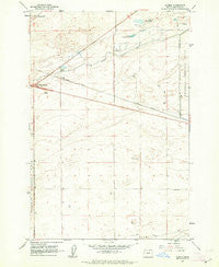 Clarke Oregon Historical topographic map, 1:24000 scale, 7.5 X 7.5 Minute, Year 1962