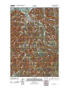 Clatskanie Oregon Historical topographic map, 1:24000 scale, 7.5 X 7.5 Minute, Year 2011