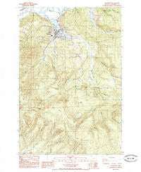 Clatskanie Oregon Historical topographic map, 1:24000 scale, 7.5 X 7.5 Minute, Year 1985