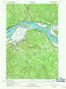 Clatskanie Oregon Historical topographic map, 1:62500 scale, 15 X 15 Minute, Year 1952