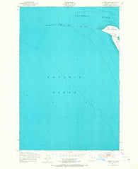 Clatsop Spit Oregon Historical topographic map, 1:24000 scale, 7.5 X 7.5 Minute, Year 1951