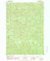 Clay Creek Oregon Historical topographic map, 1:24000 scale, 7.5 X 7.5 Minute, Year 1984