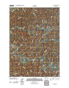 Clay Creek Oregon Historical topographic map, 1:24000 scale, 7.5 X 7.5 Minute, Year 2011