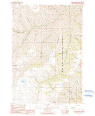 Clear Lake Ridge Oregon Historical topographic map, 1:24000 scale, 7.5 X 7.5 Minute, Year 1990