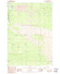 Clear Lake Oregon Historical topographic map, 1:24000 scale, 7.5 X 7.5 Minute, Year 1988