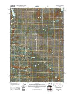 Clear Lake Oregon Historical topographic map, 1:24000 scale, 7.5 X 7.5 Minute, Year 2011