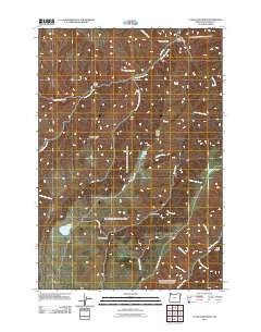 Clear Lake Ridge Oregon Historical topographic map, 1:24000 scale, 7.5 X 7.5 Minute, Year 2011