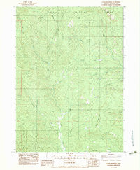 Cleveland Ridge Oregon Historical topographic map, 1:24000 scale, 7.5 X 7.5 Minute, Year 1983