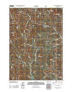 Cleveland Ridge Oregon Historical topographic map, 1:24000 scale, 7.5 X 7.5 Minute, Year 2011